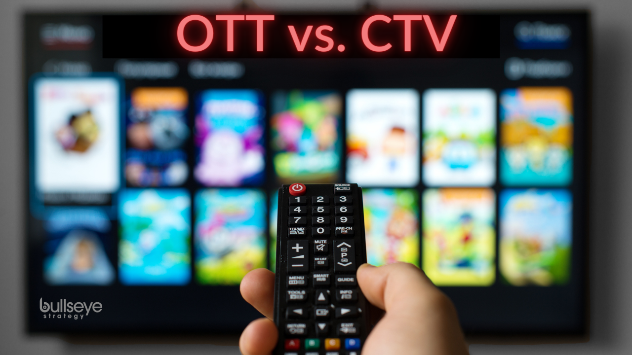 OTT and CTV, while similar, are not the same and should be treated differently.